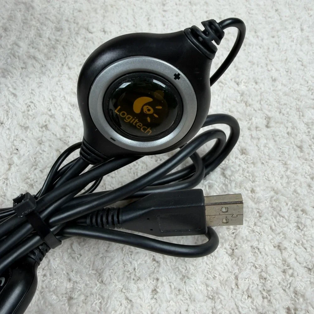Logitech USB Headset A-0374A Black Wired On-Ear Headphones Microphone‎ Tested